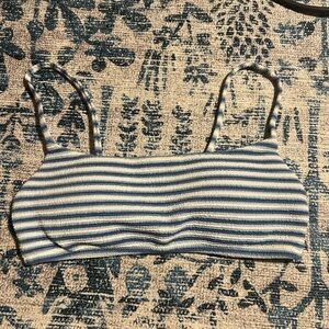 J.Crew Striped Bikini Top
